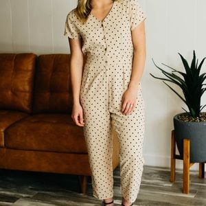 Polagram Donna Polka Dot Jumpsuit